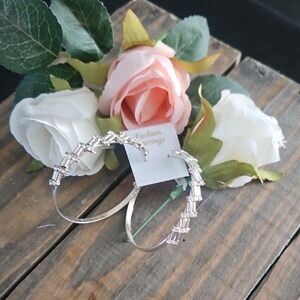 Silver Hoop Earrings